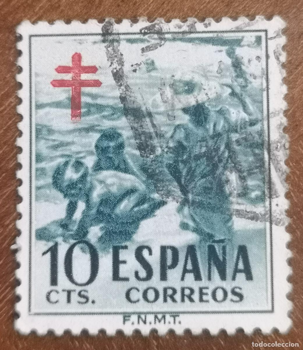 Sellos: USADO - 1951 PRO TUBERCULOSOS - Edifil 1104 - Foto 1