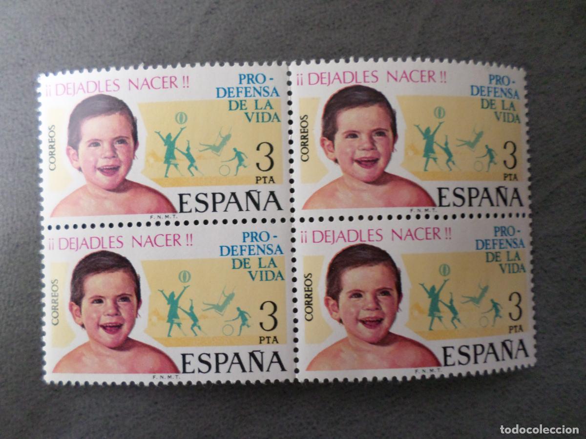 Timbres: # 1975, campa&ntilde;a pro defensa de la vida, edifil 2282