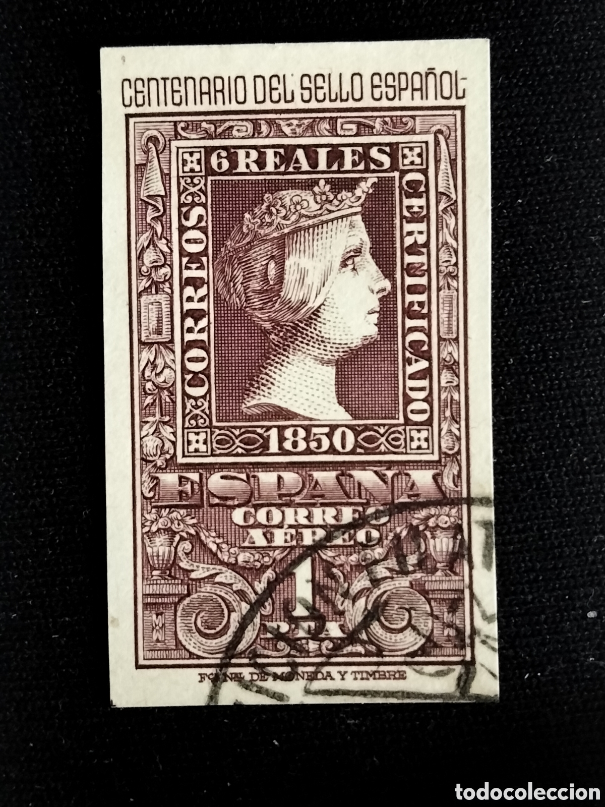 Sellos: Sello Espa&ntilde;a 1950 (1 Pta) - Foto 1