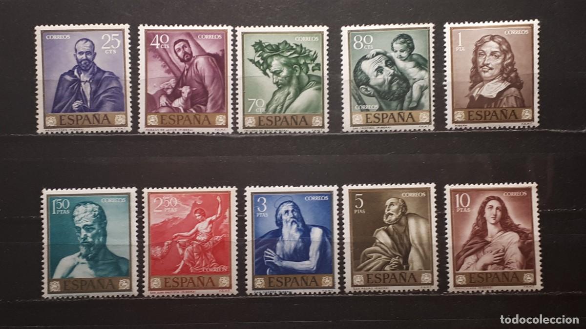 Sellos: ESPA&Ntilde;A. A&Ntilde;O 1963 ** Edifil 1498/507 - Foto 1