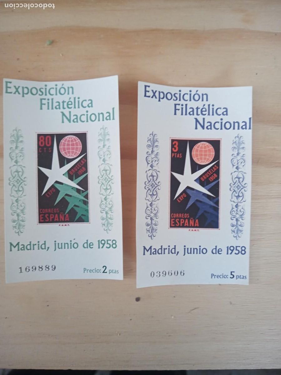 Timbres: BONITO LOTE DE SELLOS ESPA&Ntilde;OLES EXPOSICI&Oacute;N FILATELICA NACIONAL 1958