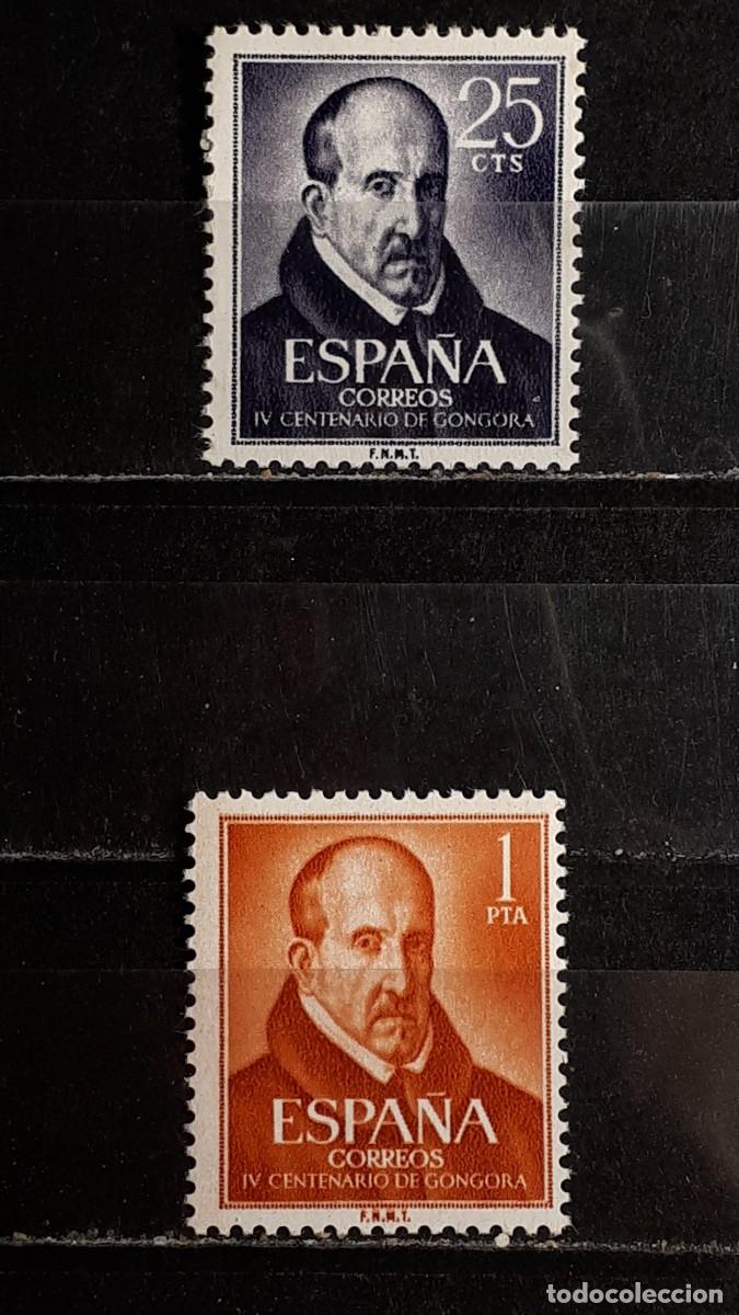 Sellos: ESPA&Ntilde;A. A&Ntilde;O 1961. **. Edifil 1369/70 - Foto 1