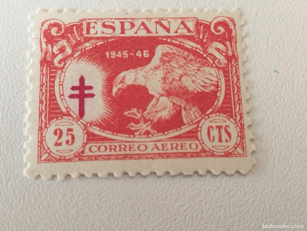 Sellos: CORREOS ESPA&Ntilde;A AEREO 1945-1946 - Foto 1