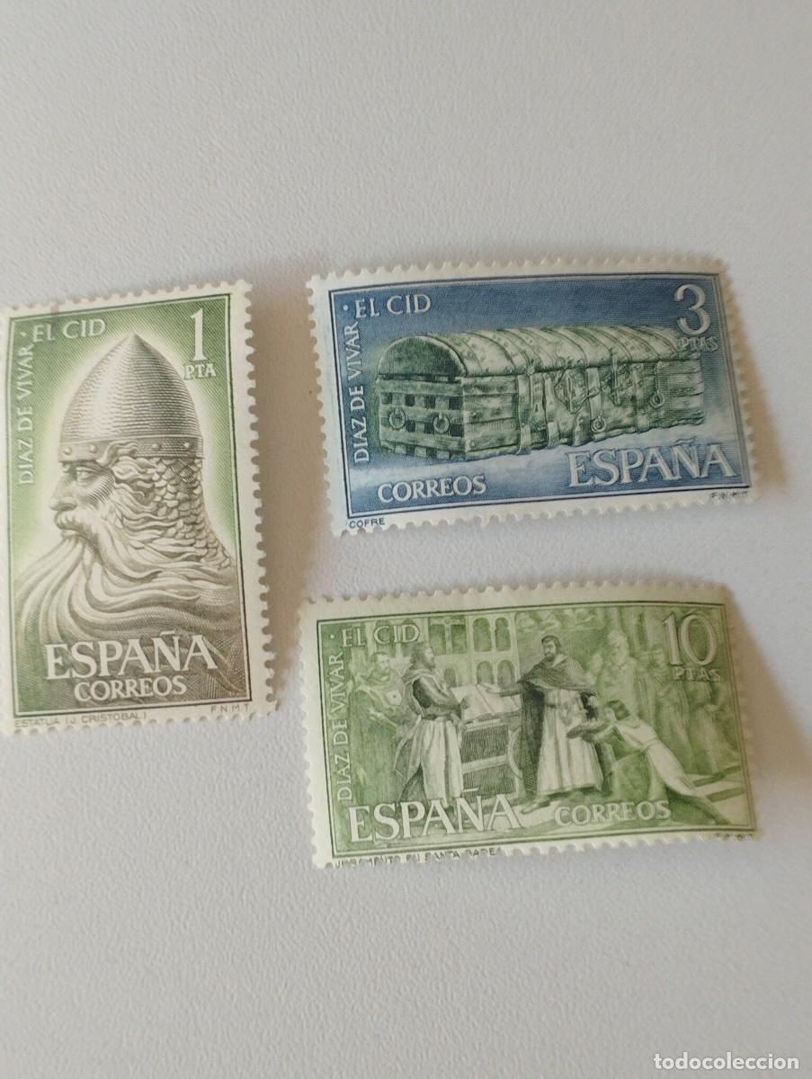Sellos: CORREOS ESPA&Ntilde;A DIAZ DE VIVAR 1962 - Foto 1