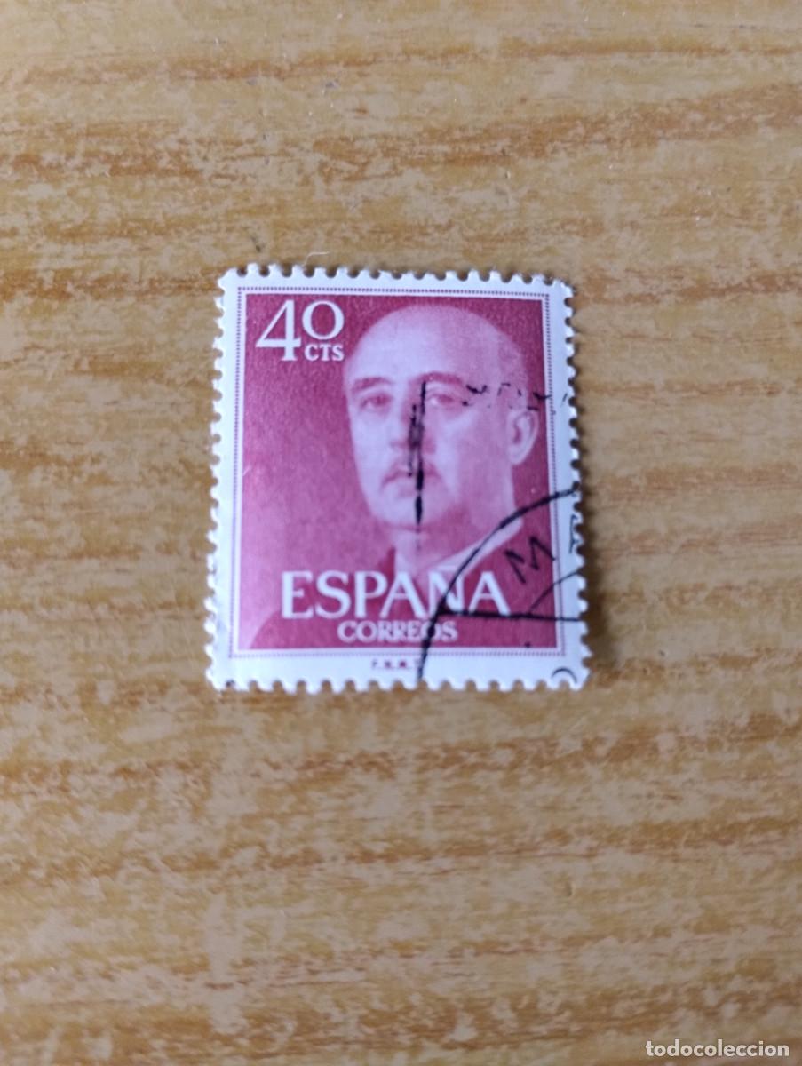 Sellos: sello antiguo de franco 40 cts - Foto 1