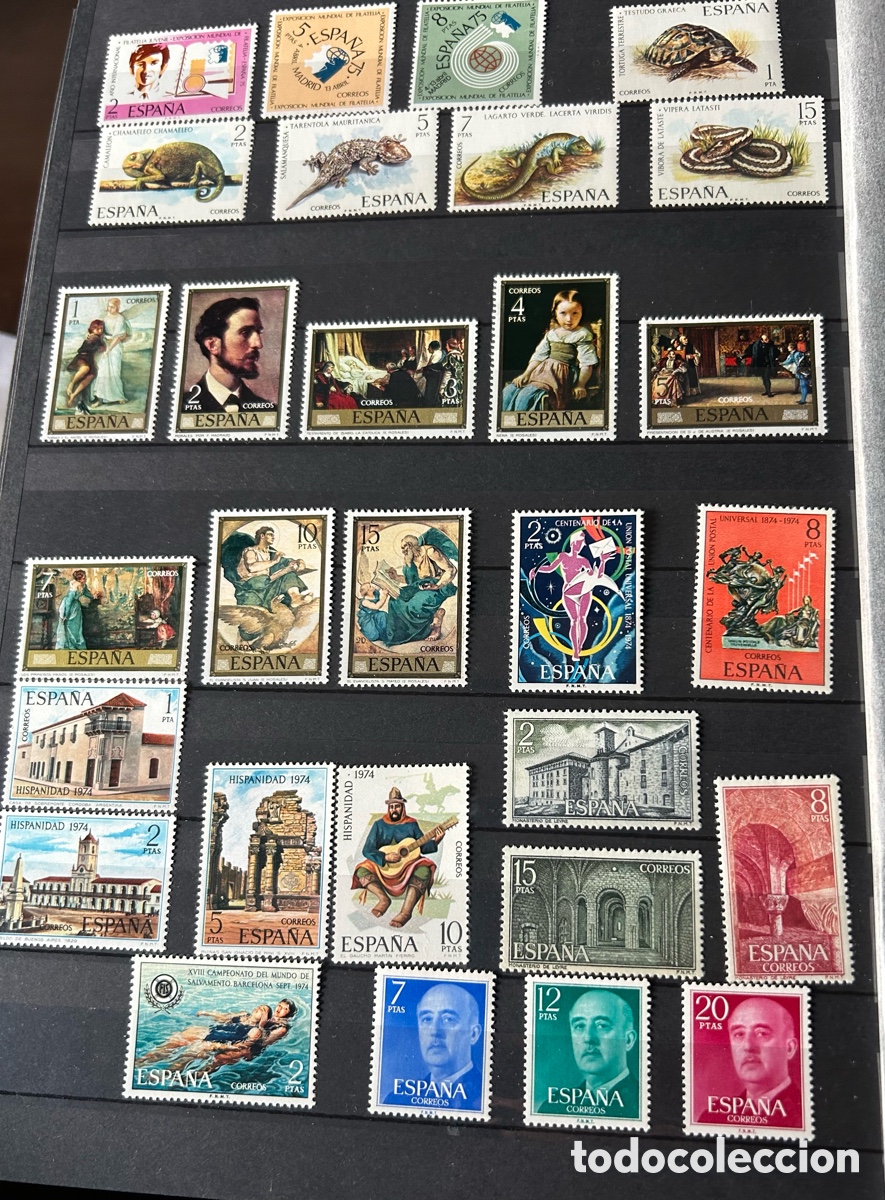 Sellos: Lote variado 1974 Nuevos con Goma - Foto 1