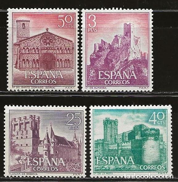 Sellos: ESPA&Ntilde;A - LOTE DE 4 SELLOS - EDIFICIOS (NUEVO) LOTE 138 - Foto 1