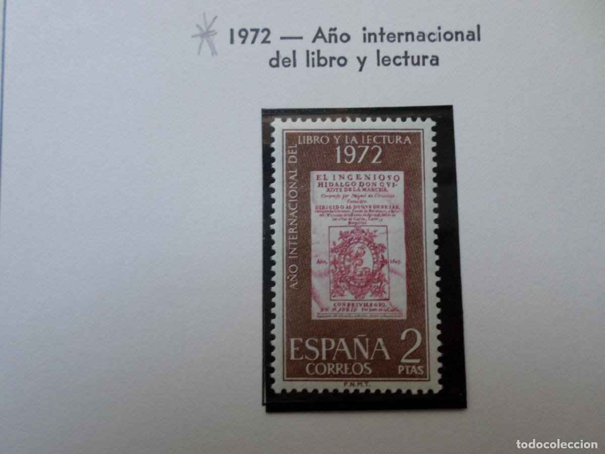Sellos: 1972, a&ntilde;o internacional del libro y la lectura, edifil 2076 - Foto 1