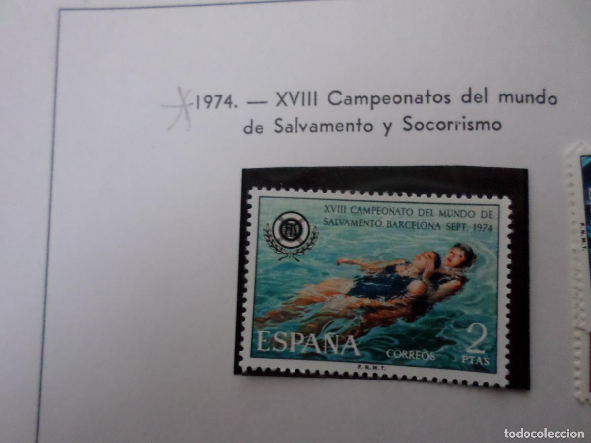Timbres: 1974, XVIII campeonatos del mundo de salvamento acuatico, edifil 2202
