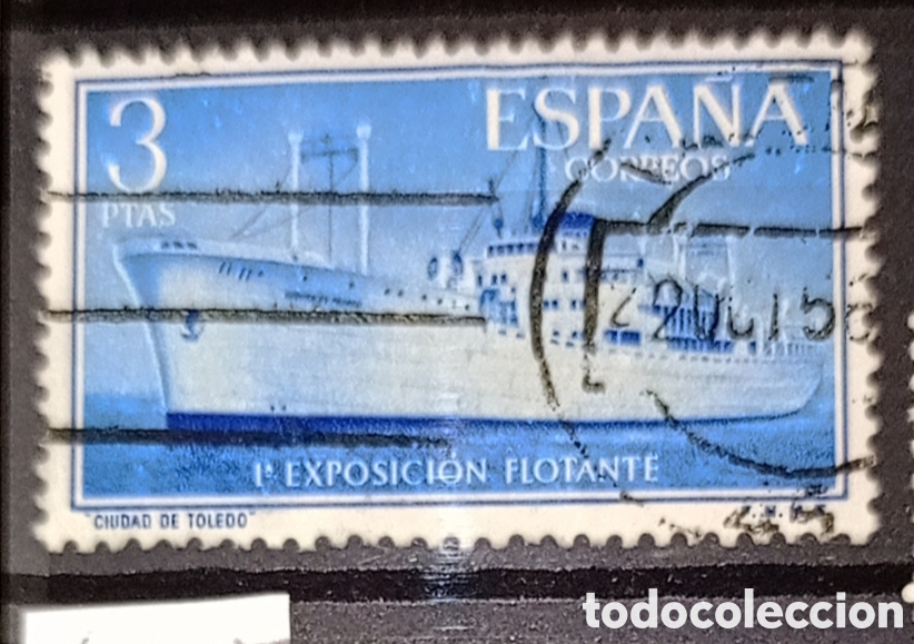 Sellos: Espa&ntilde;a 1956, Edifil 1191 3p, usado - Foto 1