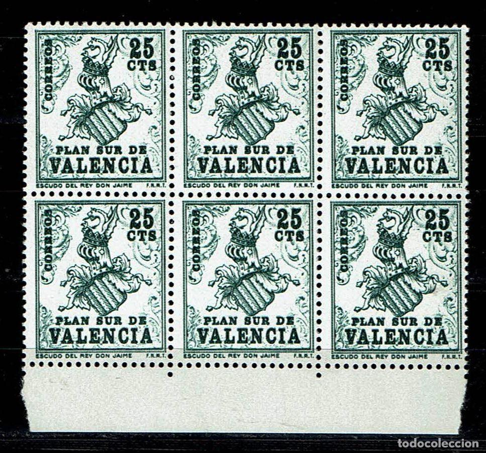 Sellos: VALENCIA 1963 - SELLO N&ordm; 1 PLAN SUR DE VALENCIA - Foto 1