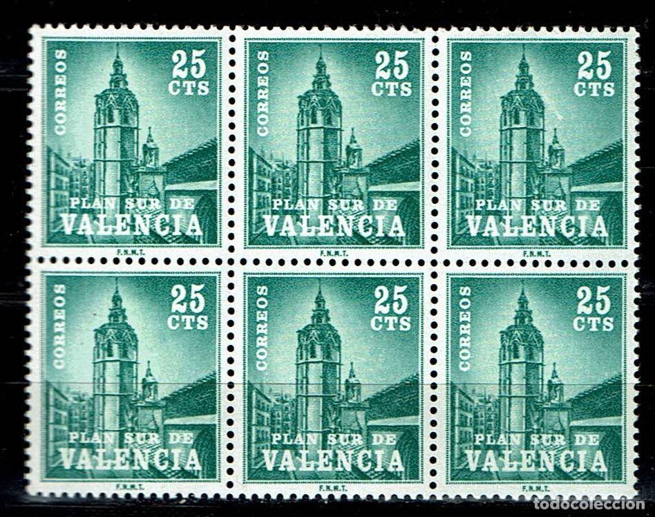 Sellos: VALENCIA 1966 - SELLO N&ordm; 4 PLAN SUR DE VALENCIA - Foto 1