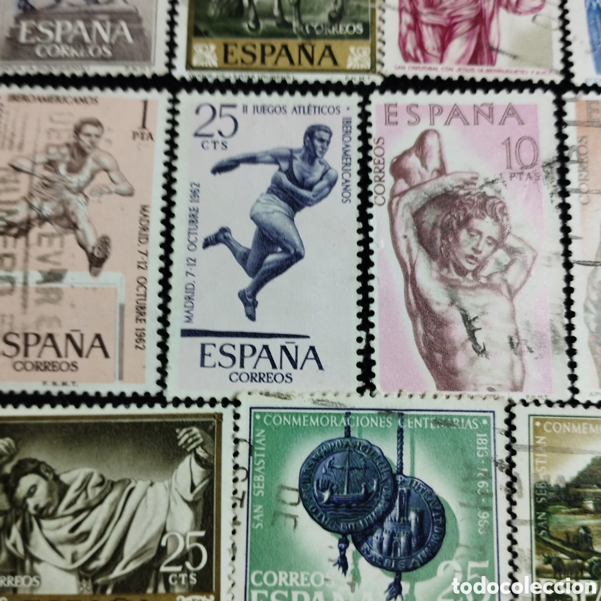 Sellos: Lote de sellos, Espa&ntilde;a, usados. - Foto 6