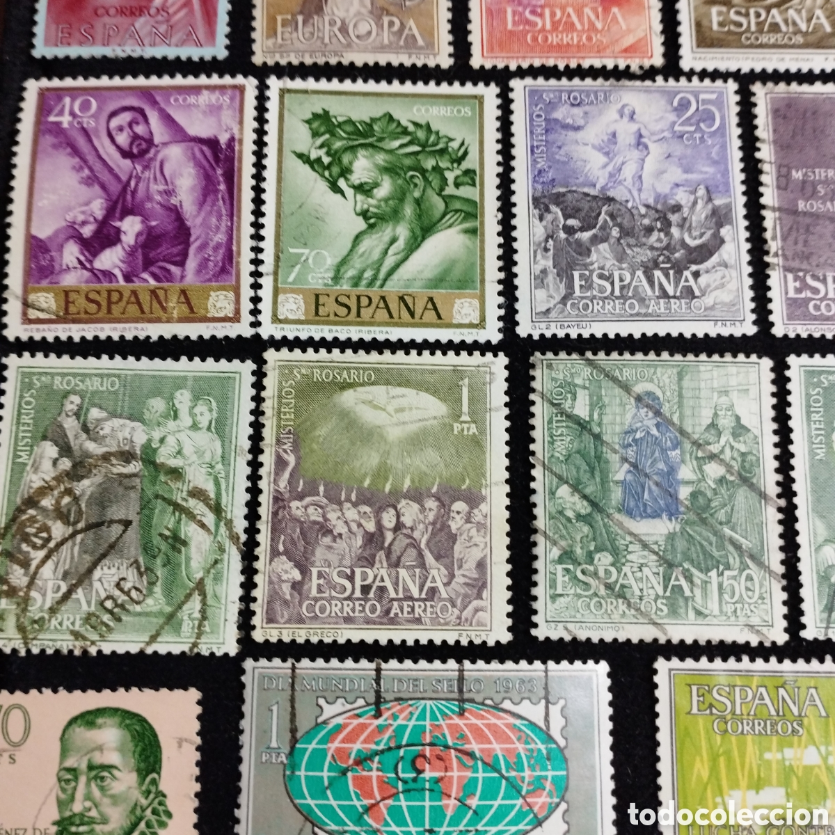 Sellos: Lote de sellos, Espa&ntilde;a, usados. - Foto 4