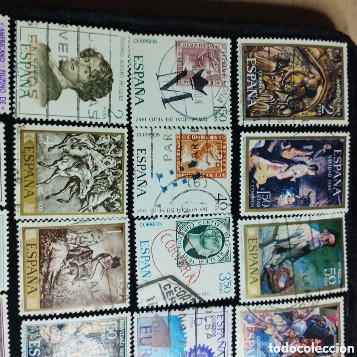 Sellos: Lote de sellos, usados, Espa&ntilde;a. - Foto 2