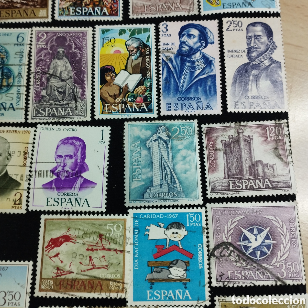 Sellos: Lote de sellos, usados, Espa&ntilde;a. - Foto 5