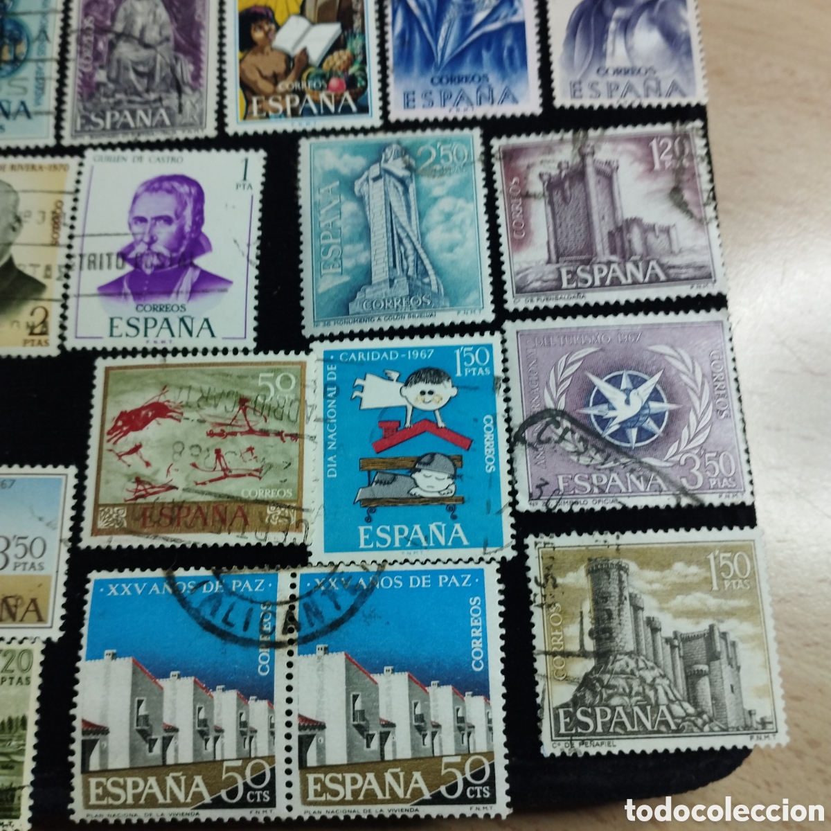 Sellos: Lote de sellos, usados, Espa&ntilde;a. - Foto 7