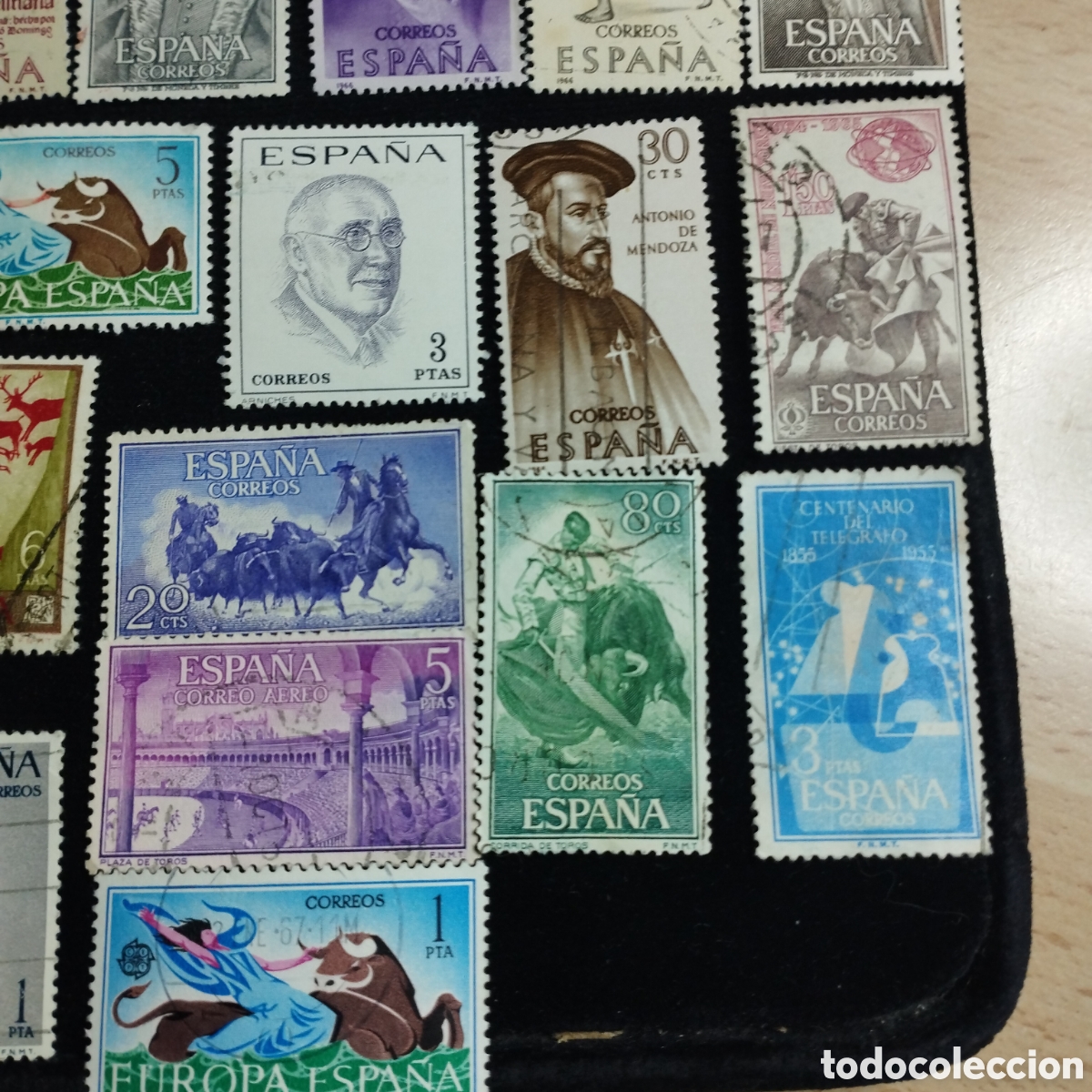 Sellos: Lote de sellos usados, Espa&ntilde;a. - Foto 7