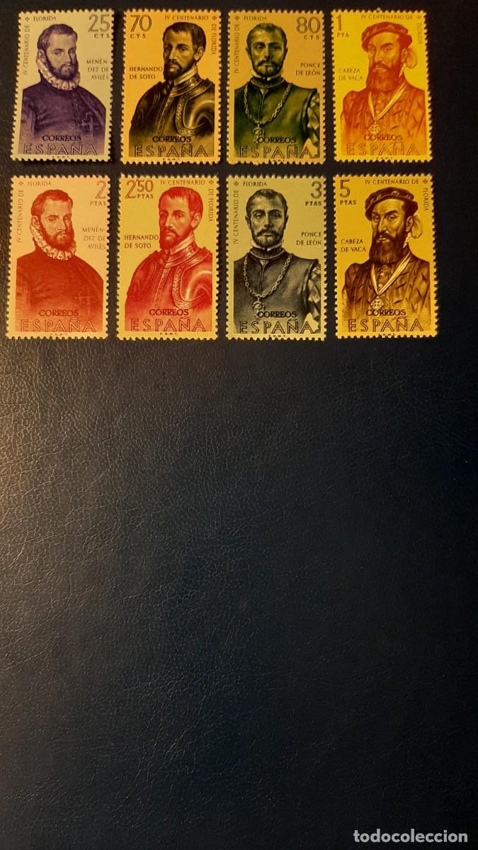 Sellos: Edifil 1298/1305. Forjadores de Am&eacute;rica. A&ntilde;o 1960.