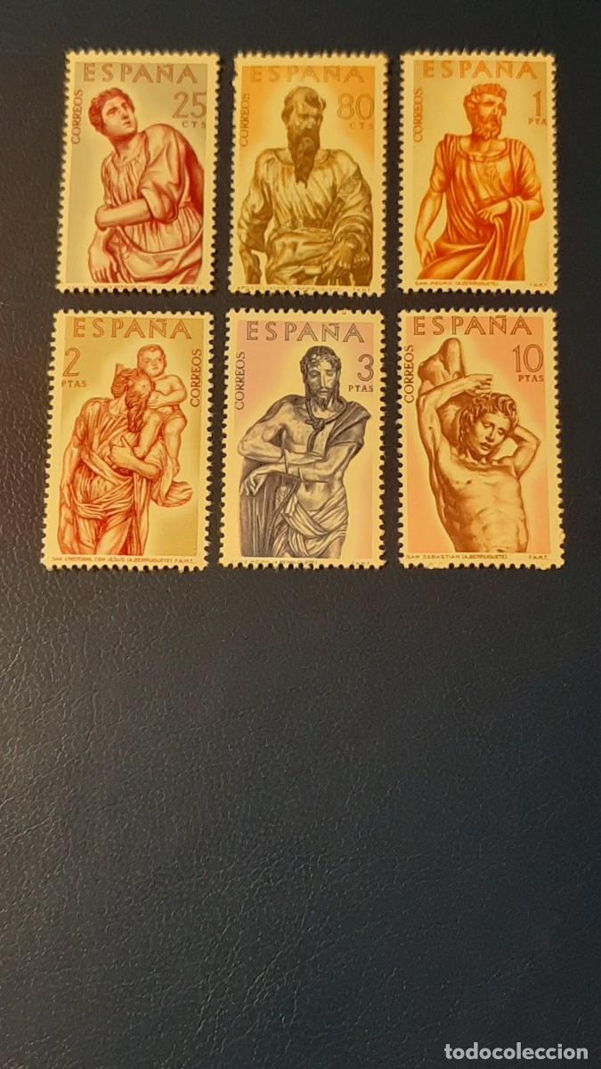 Sellos: Edifil 1438/1443. Alonso de Berruguete. A&ntilde;o 1962.