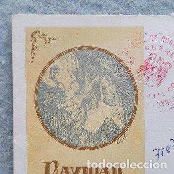 Sellos: Sobre circulado Navidad 1970. Servicio Oficial - Foto 2