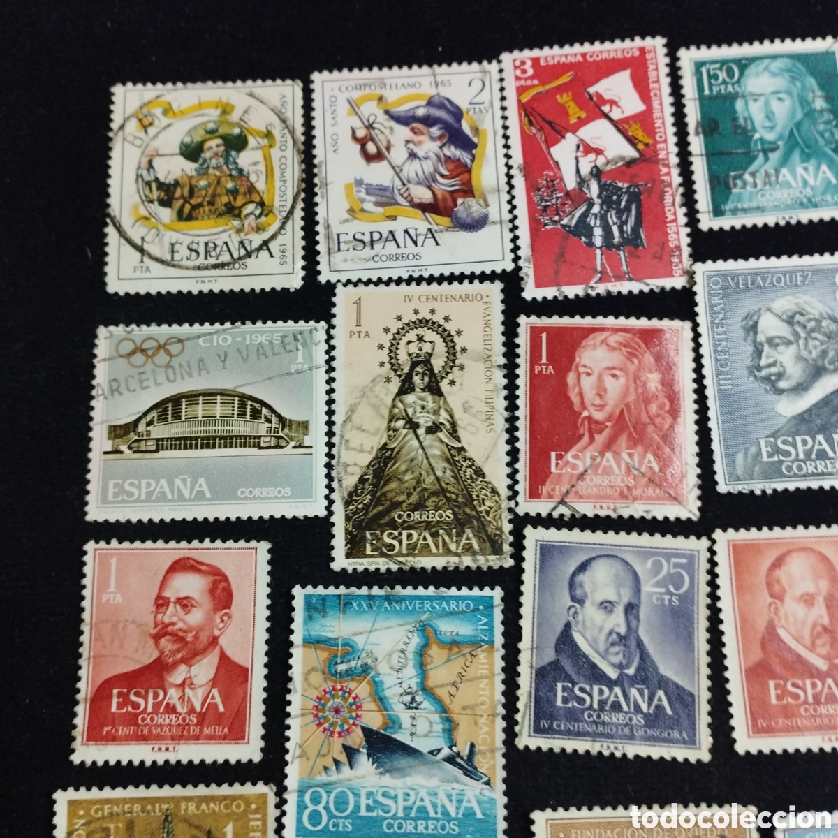 Sellos: Lote de sellos, usados, Espa&ntilde;a. - Foto 2