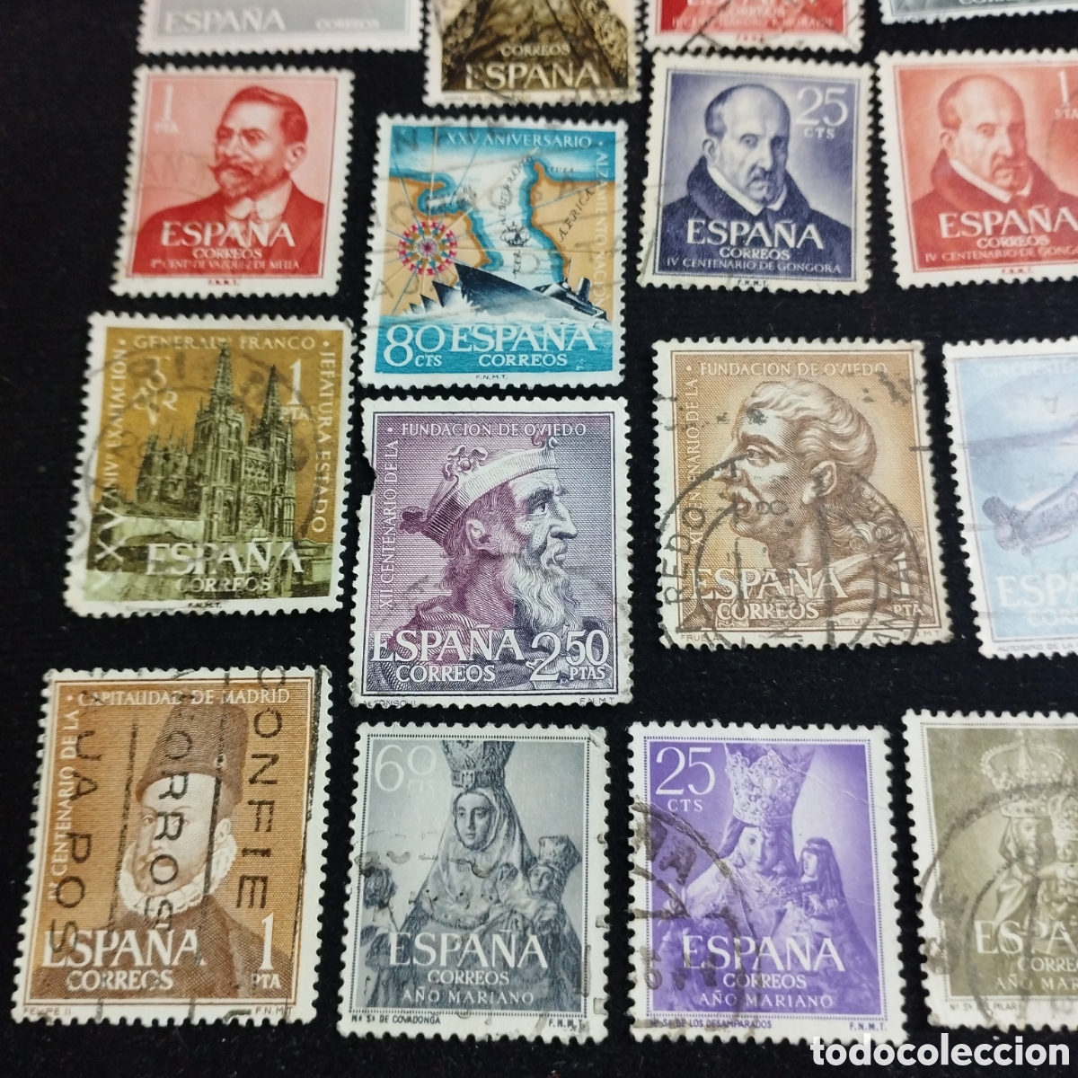 Sellos: Lote de sellos, usados, Espa&ntilde;a. - Foto 4