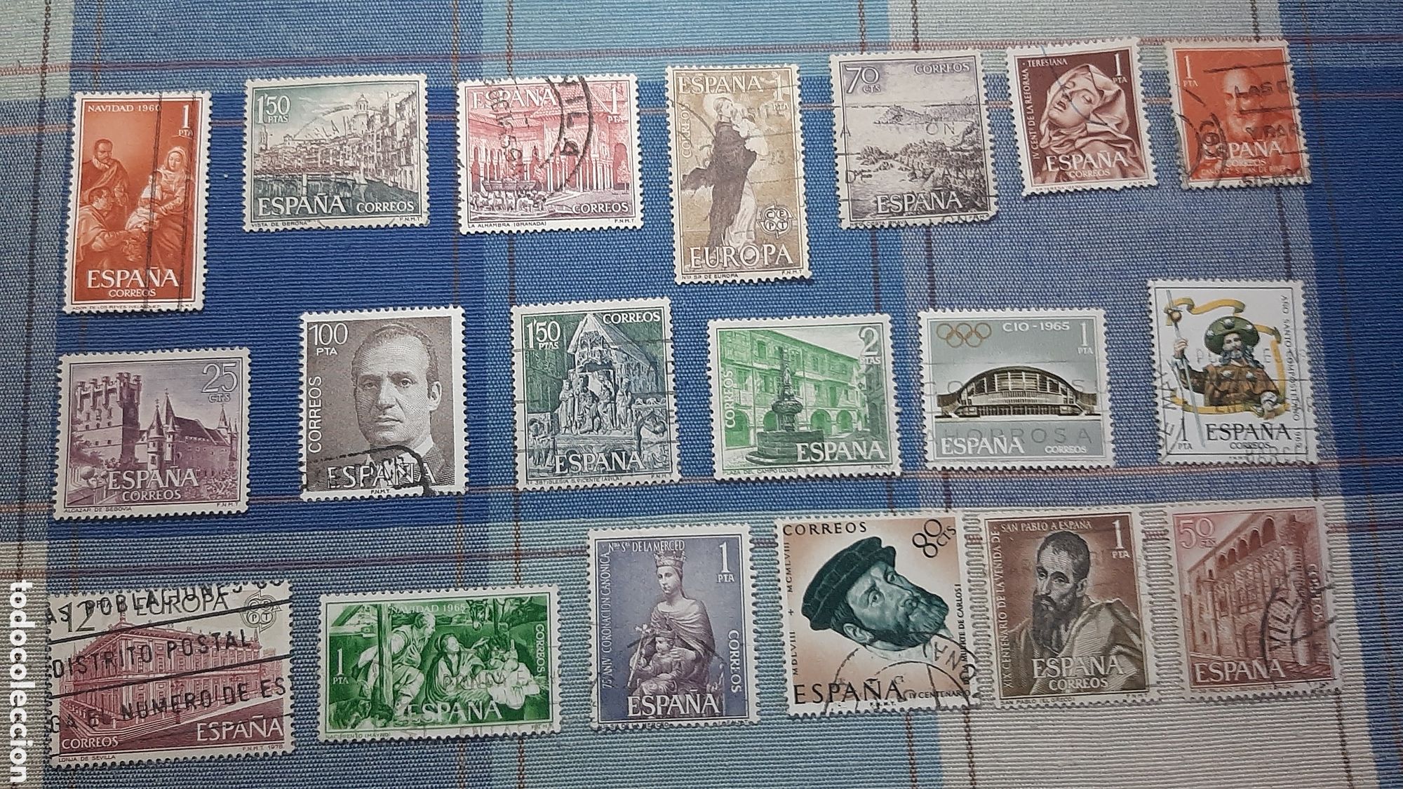 Sellos: (ESPA&Ntilde;A) LOTE DE SELLOS EN USADO - Foto 1