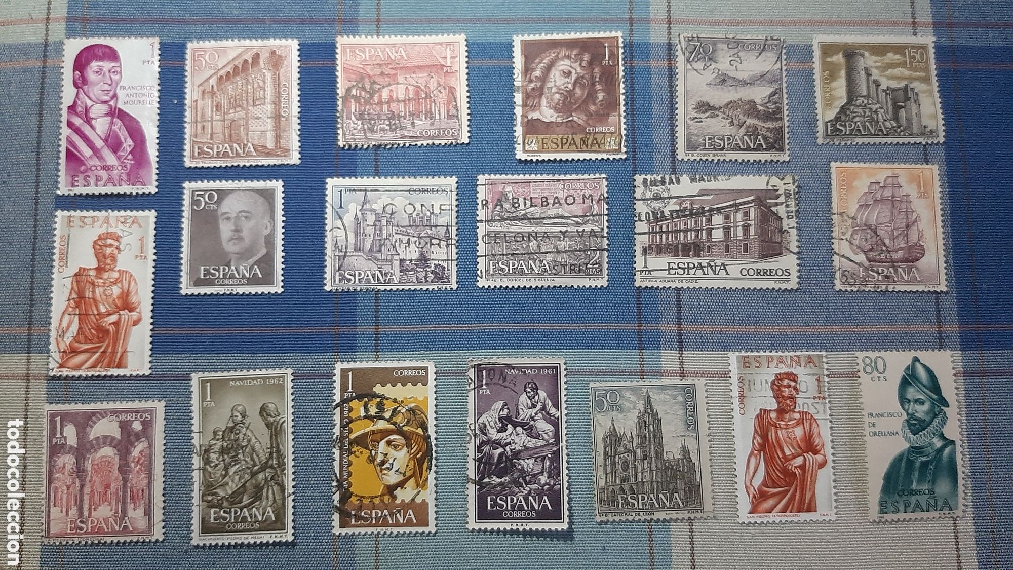 Sellos: (ESPA&Ntilde;A) LOTE DE SELLOS EN USADO - Foto 1