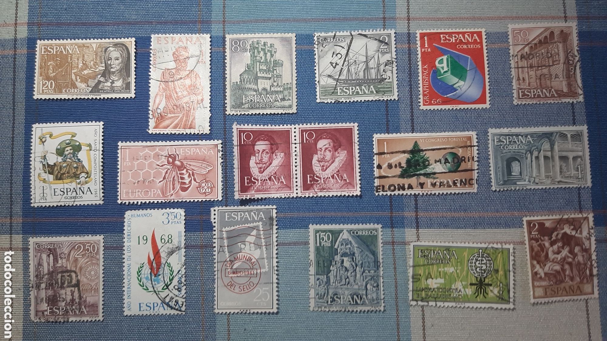 Sellos: (ESPA&Ntilde;A) LOTE DE SELLOS EN USADO - Foto 1
