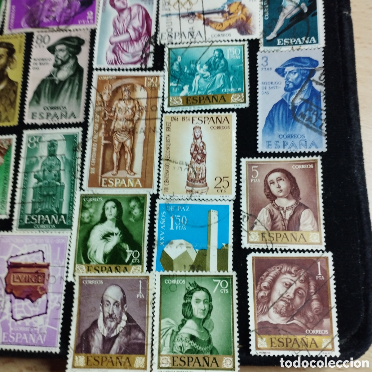 Sellos: Lote de sellos usados, Espa&ntilde;a. - Foto 5