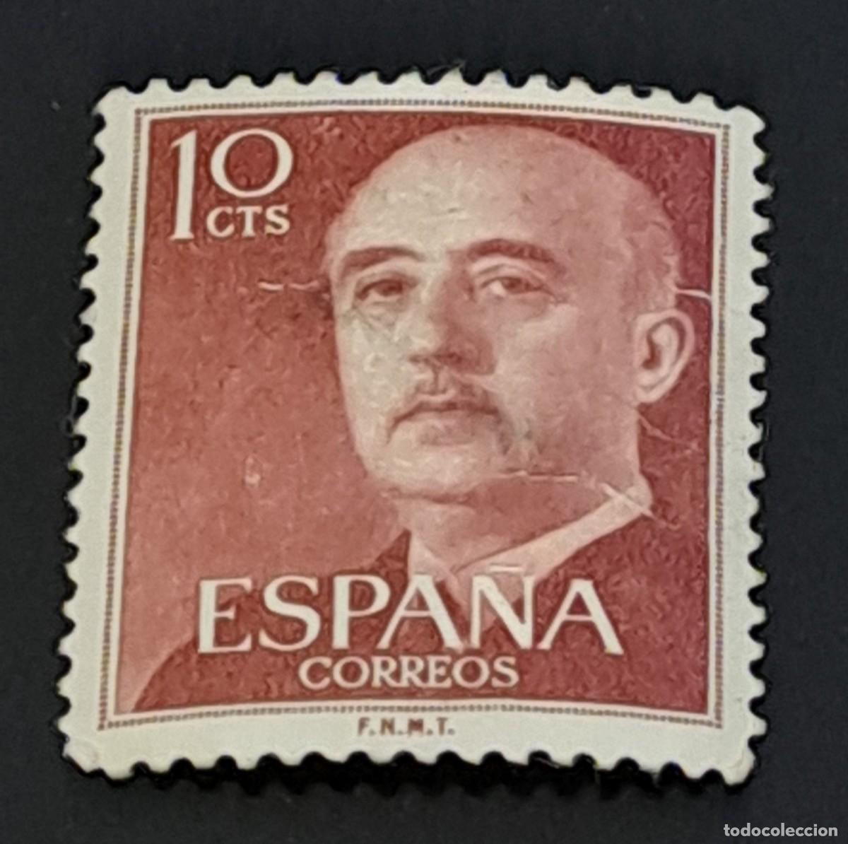 Sellos: ESPA&Ntilde;A - SELLO DE FRANCO DE 10 CENTIMOS - Foto 1