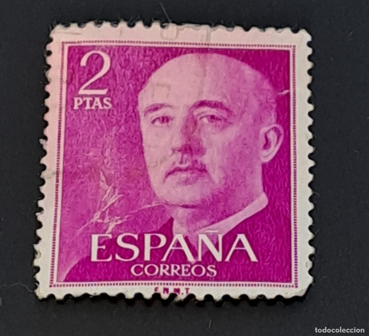 Sellos: ESPA&Ntilde;A - SELLO DE FRANCO DE 2 PESETAS - Foto 1