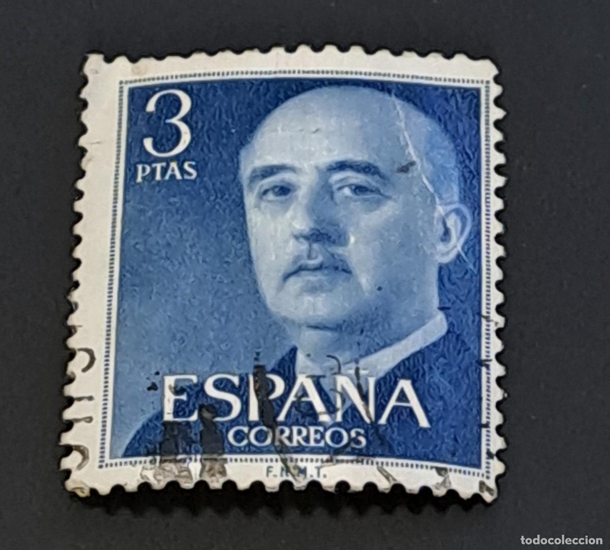 Sellos: ESPA&Ntilde;A - SELLO DE FRANCO DE 3 PESETAS - Foto 1