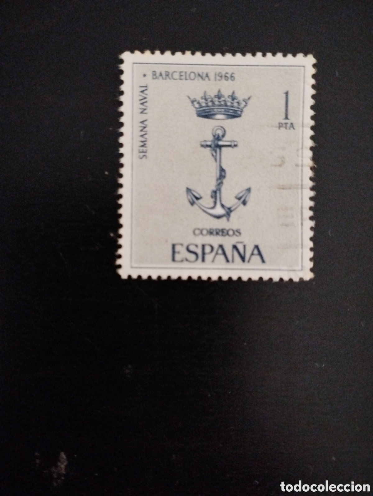 Sellos: Espa&ntilde;a. 1737 Semana naval en Barcelona. 1966. - Foto 1