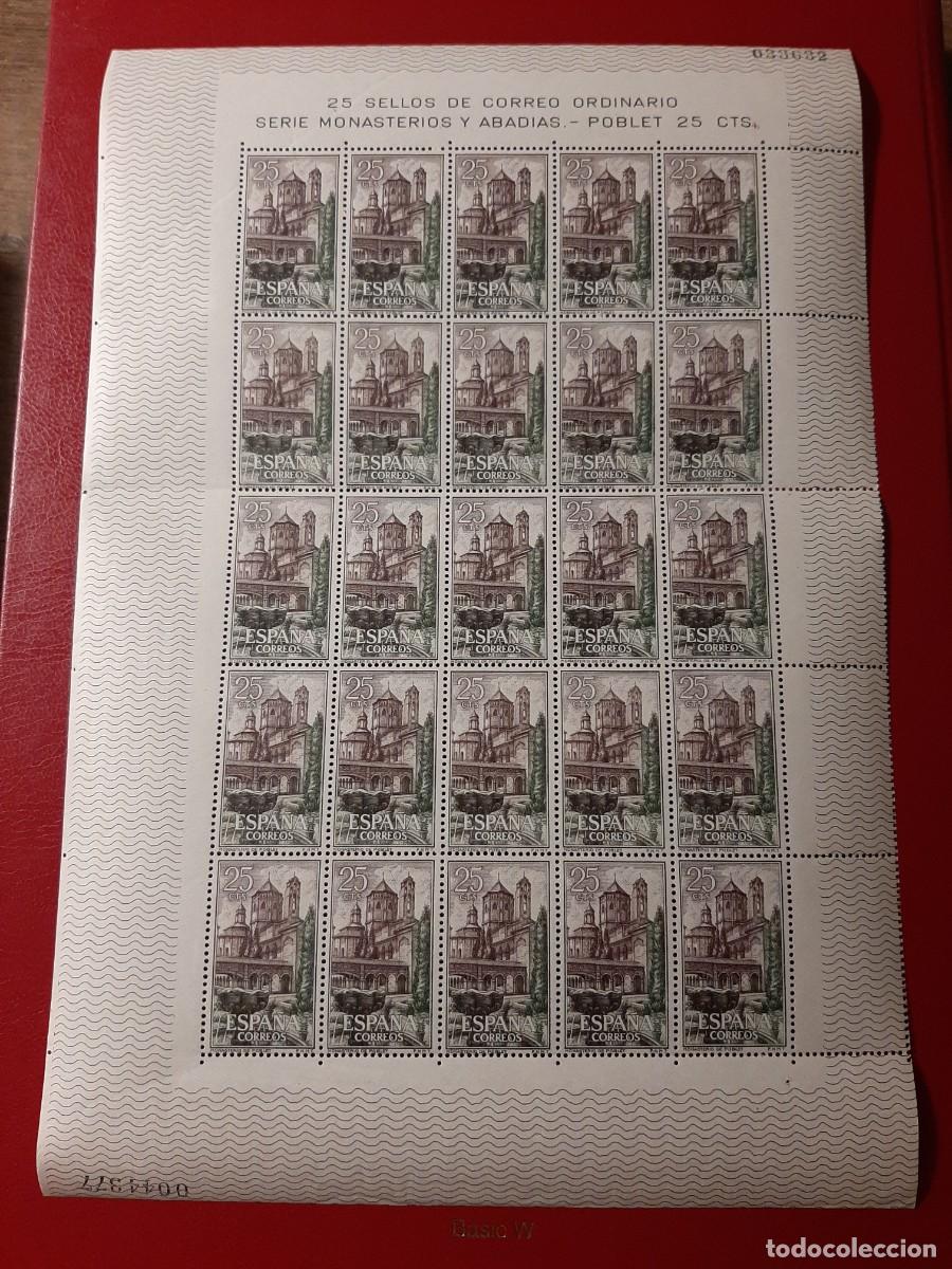 Selos: Edifil 1494. PLIEGO COMPLETO DE 25 SELLOS. A&ntilde;o 1963.