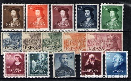 Sellos: Espa&ntilde;a. A&ntilde;o Completo 1952 - Foto 1
