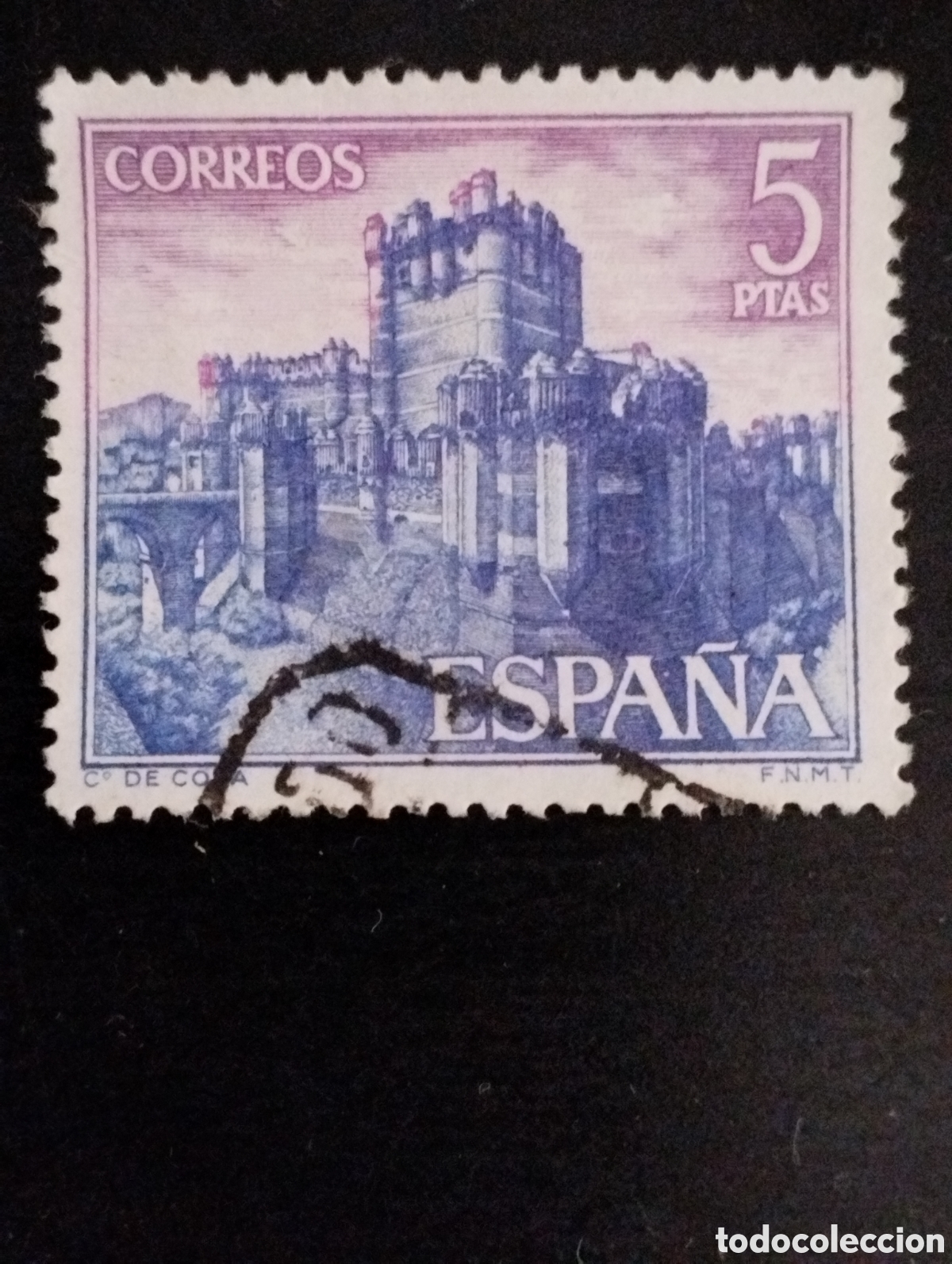 Sellos: 1967 CASTILLO de Coca, edifil 1814. Usado - Foto 1