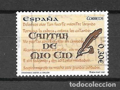 Sellos: Cantar del MIo Cid . Espa&ntilde;a. sello emit. 9-5-2007 - Foto 1