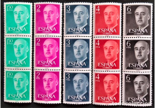 Sellos: Espa&ntilde;a 1955 et 1974 - General Franco - Foto 1