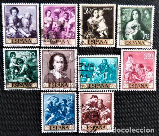 Sellos: Espa&ntilde;a 1960 Bartolom&eacute; Esteban Murillo - Foto 1