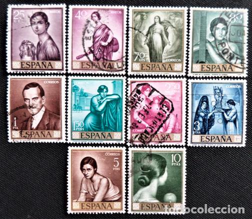 Sellos: Espa&ntilde;a 1965 Romero de Torres - Foto 1