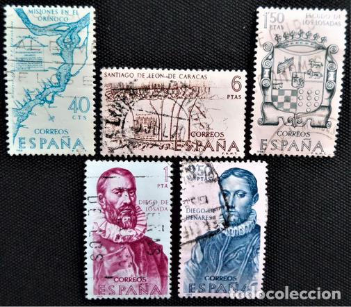 Sellos: Espa&ntilde;a 1968 Forjadores de Am&eacute;rica - Foto 1