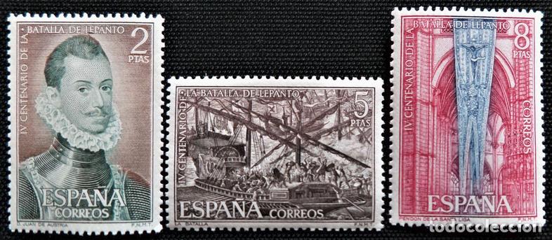 Sellos: Espa&ntilde;a 1971 Centenario de la batalla de Lepanto - Foto 1