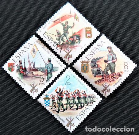 Sellos: Espa&ntilde;a 1971 Aniversario de la Legion - Foto 1
