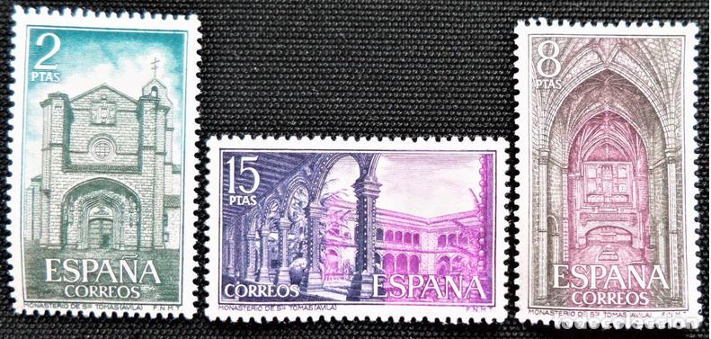 Sellos: Espa&ntilde;a 1972 Monasterio de Santo Tom&agrave;s - Foto 1