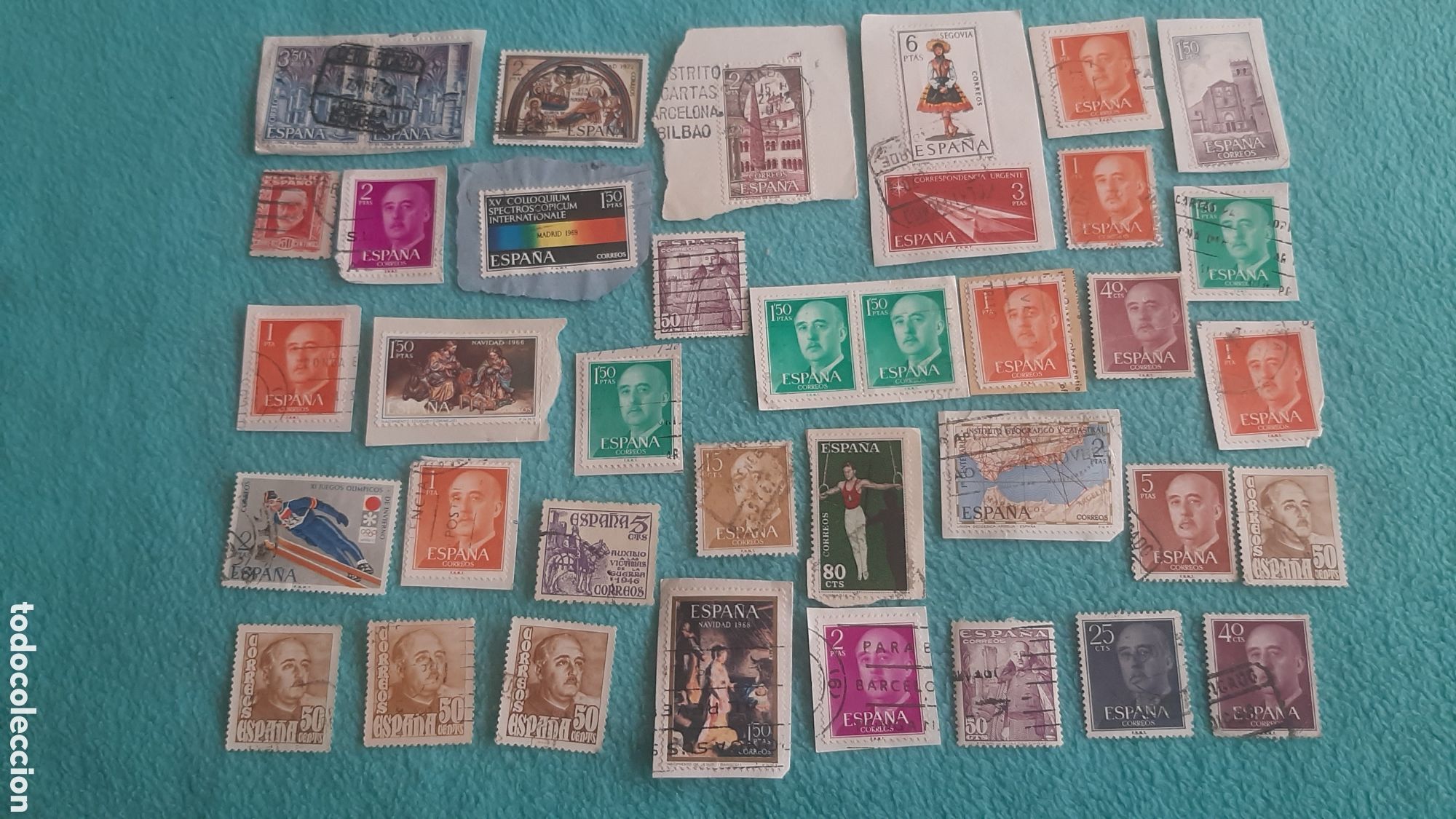 Sellos: (ESPA&Ntilde;A) LOTE DE SELLOS EN USADO - Foto 1