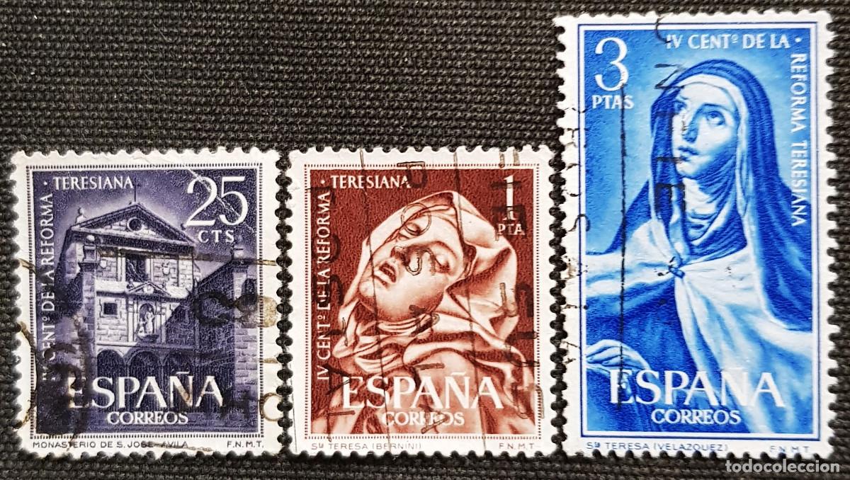 Sellos: Espa&ntilde;a 1962 IV centenario de la reforma Teresiana - Foto 1
