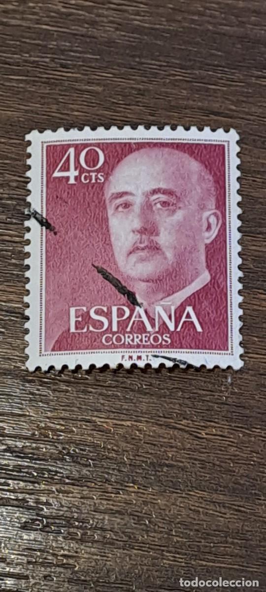 Sellos: SELLO ESPA&Ntilde;A - FRANCO 40 CENTIMOS - Foto 1