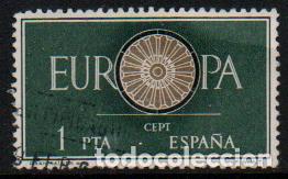 Sellos: Edifil 1294, Europa 1960, usado - Foto 1
